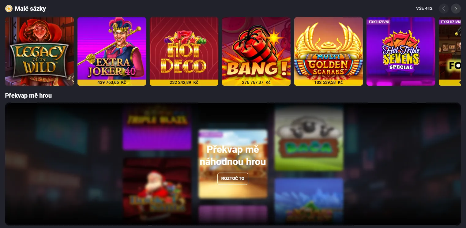 Fortuna Snímek obrazovky 2